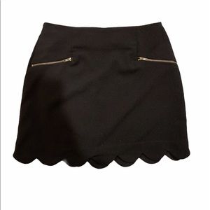 Monteau Black mini skirt sz M